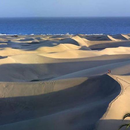 Beautiful Bungalow In Maspalomas Lago Esterno foto